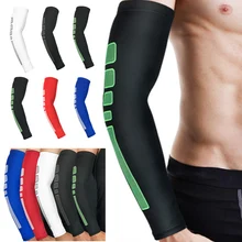 Защитная Экипировка рукав поддерживает Баскетбол Спорт Защита дышащий