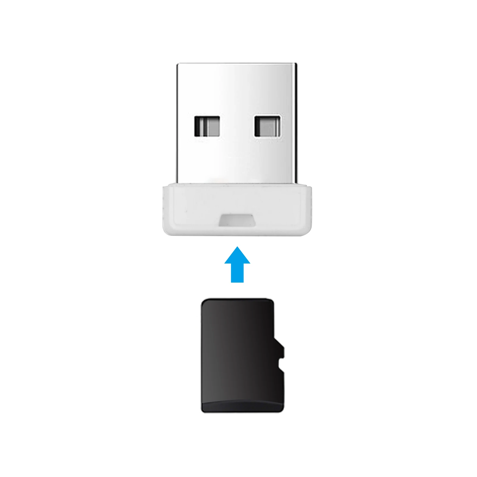Kebidu 2 цвета Высокое качество мини USB 2,0 кард-ридер для Micro SD карты TF адаптер Plug and Play для планшетных ПК