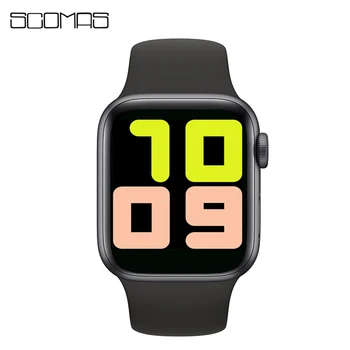 

SCOMAS 2020 IWO MAX Smart Watch 1.54"Full Touch Bluetooth Call Hive Menu Sport Modes SMS Notification Smartwatch PK IWO MAX 2.0