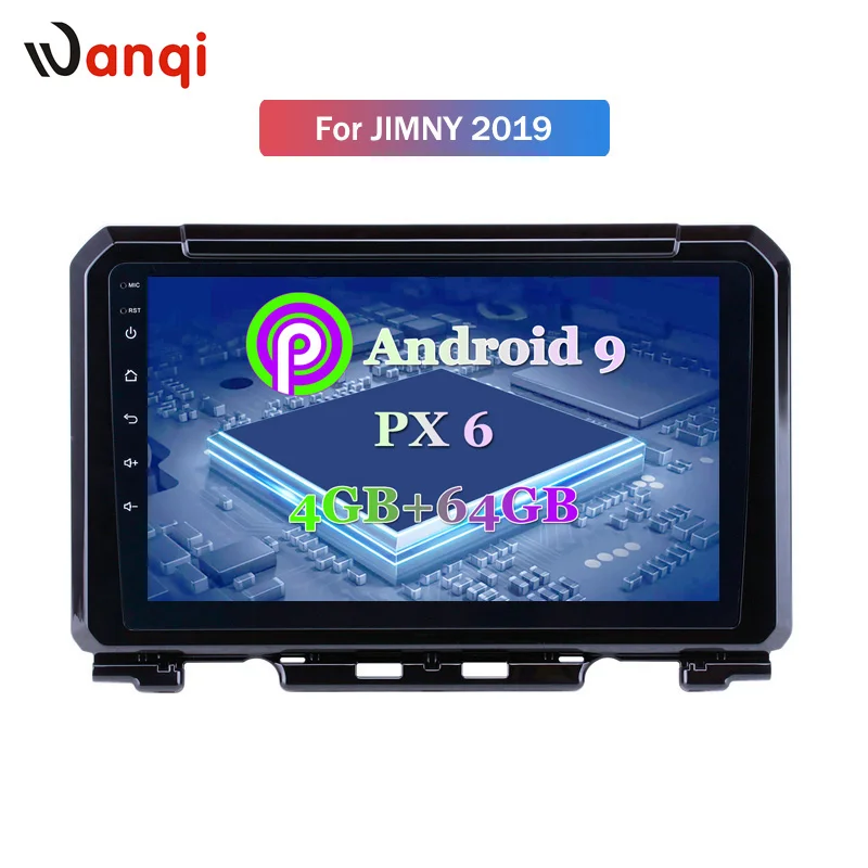 Best 9 Inch Android 9.0 Car GPS Navigation Unit Player Radio For Suzuki Jimny 2019 Support DVR Wifi-OBDII DAB+ TPMS 0
