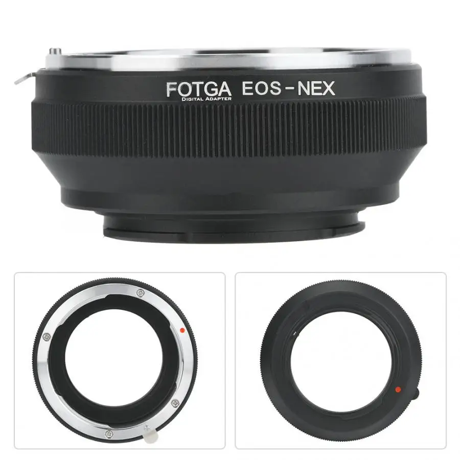 FOTGA для EOS-NEX, металлическое Крепление для объектива, переходное кольцо для Canon EF, крепление для объектива для sony NEX, беззеркальная камера, аксессуары для камеры