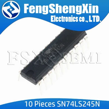 

10pcs/lot SN74LS245N DIP20 SN74LS245 DIP 74LS245N DIP-20 74LS245 HD74LS245P OCTAL BUS TRANSCEIVERS WITH 3-STATE OUTPUTS IC