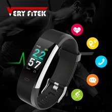 ID115HR PLUS Smart Bracelet Sports Wristband With Heart Rate Monitor Fitness Tracker Band Watch for Xiaomi