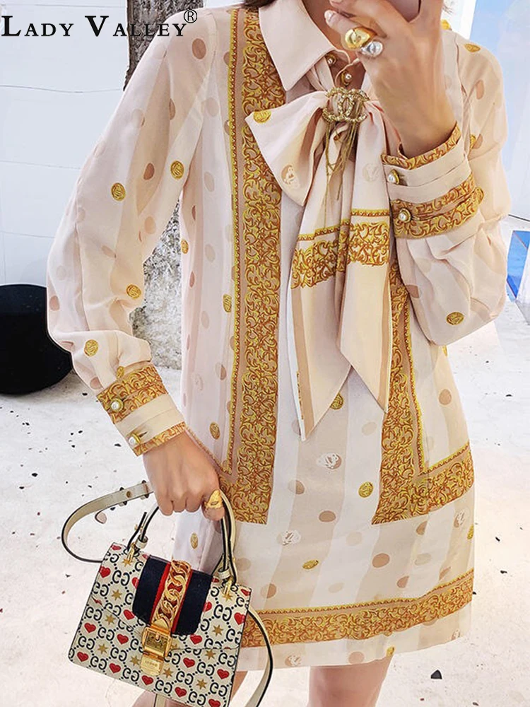 Дамская Осенняя блузка в стиле ретро с ремешками и бантом | Женская одежда