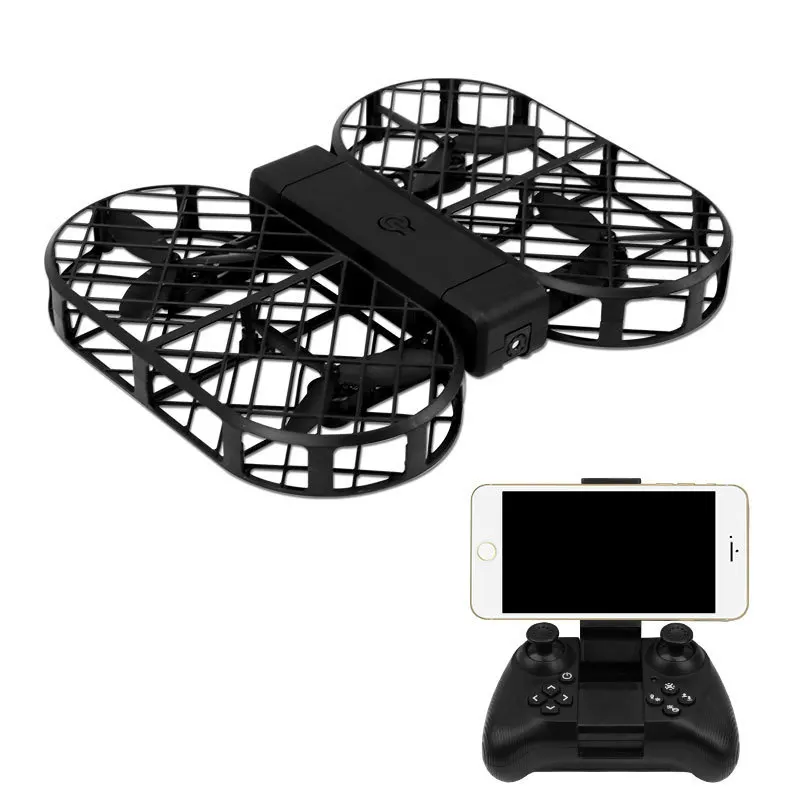

DWI D7 Children Model Airplane Toy Remote Control Airplane Folding Unmanned Aerial Vehicle Aerial Photography Drop-resistant Gri