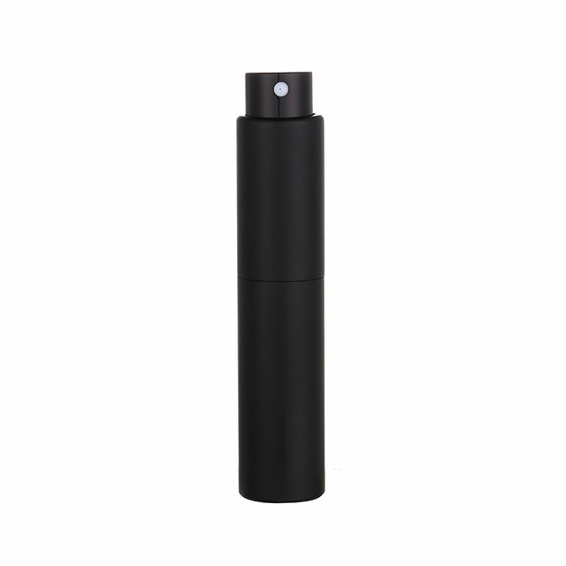 Travel Portable Aluminum Perfume Refillable Portable Spray Rotating Bottle Travel Empty Atomizer
