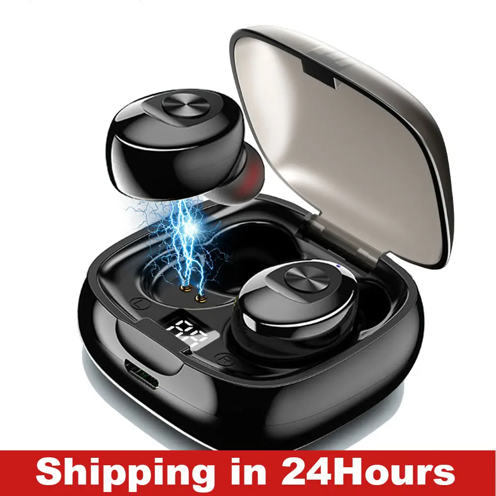 8D HIFI Sound Sport Earphones Handsfree Gaming Headset TWS Bluetooth 5 0 Earphone Stereo Wireless Earbus