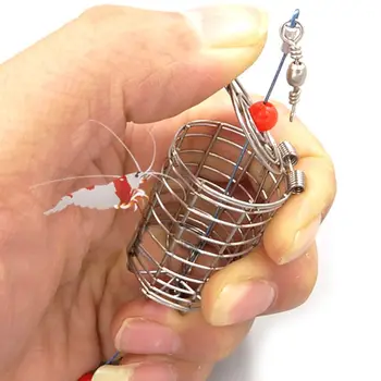 

Stainless Steel Dry Spinach Feeding Cage Fish Tank Aquarium Shrimp Bait Feeder C63B