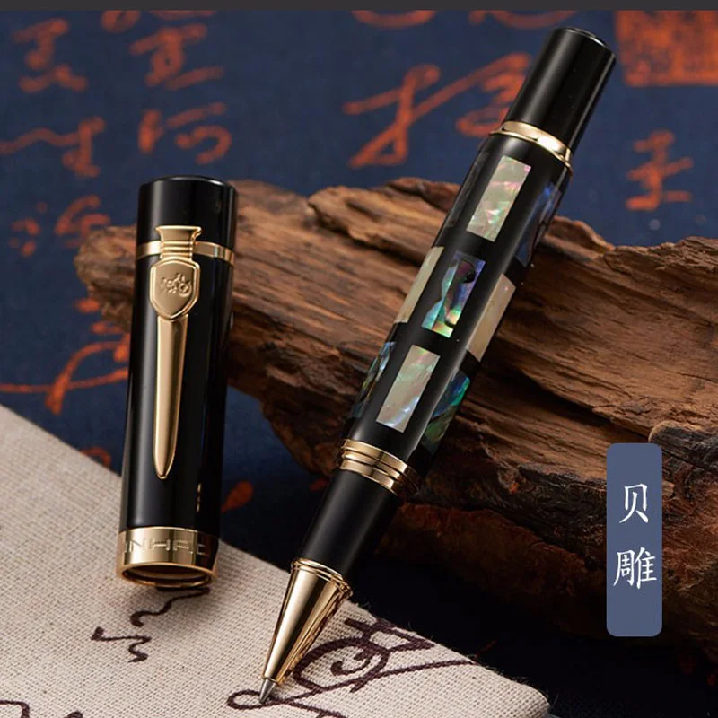Шариковая ручка Jinhao большого размера с заправкой яркий жемчуг зеленая морская