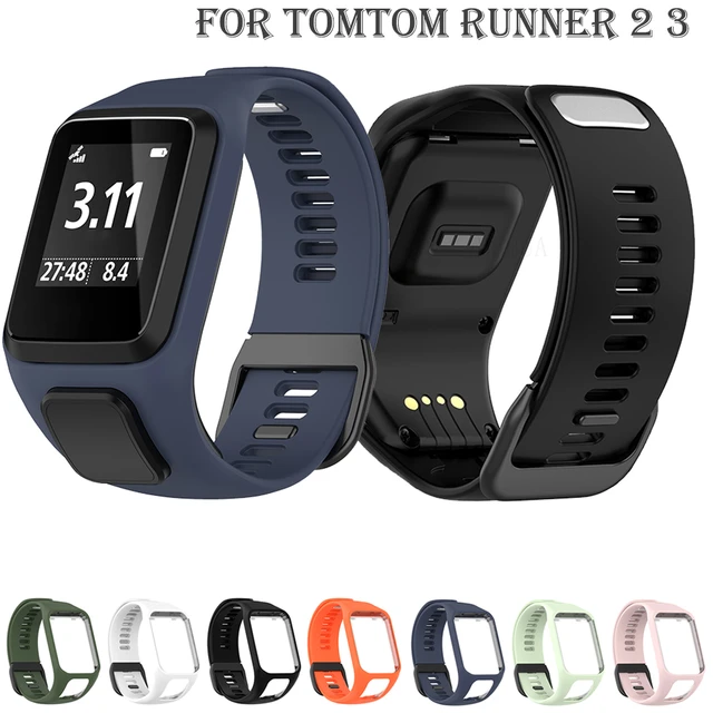 Generic - Bracelet de remplacement en silicone pour montre TomTom  Adventurer / Golfer2 / SE - Accessoires montres connectées - Rue du Commerce