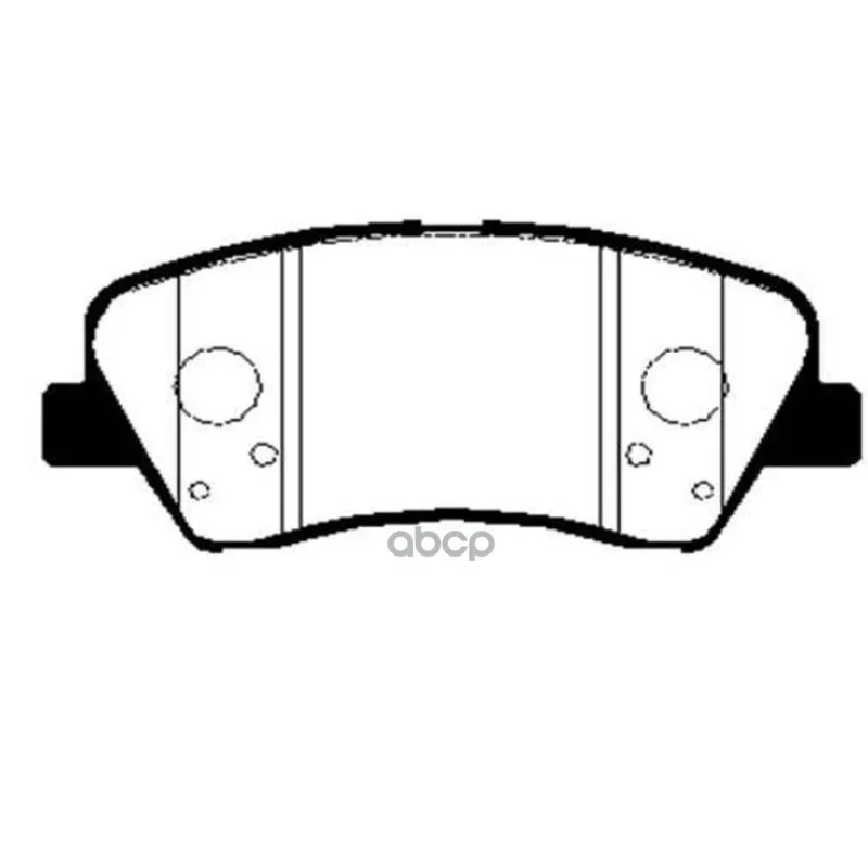 Колодки Тормозные Hyundai I30/Elantra 11-/Ceed 12- Передние Ctr Ckkh44 Ctr арт. CKKH44