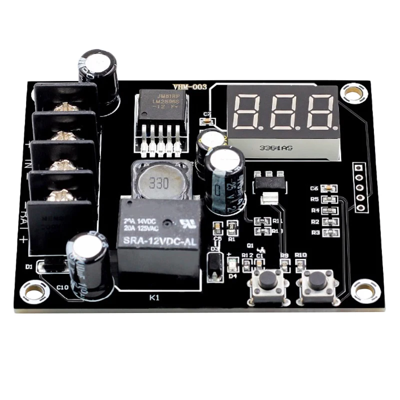

HFES Vhm-003 Charging Control Module Digital Led Display Storage Lithium Battery Charger Control Switch Protection Board