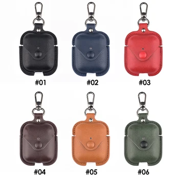 

Luxury Bag For Apple AirPods 1 2 Bluetooth Wireless Earphone Leather Case Cover For Airpods 1 2 Funda Cover Charging Box Cases