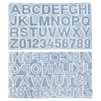 

Personalized English Letters Silicone Casting Mold Alphabet Jewelry Casting Mold 95AB