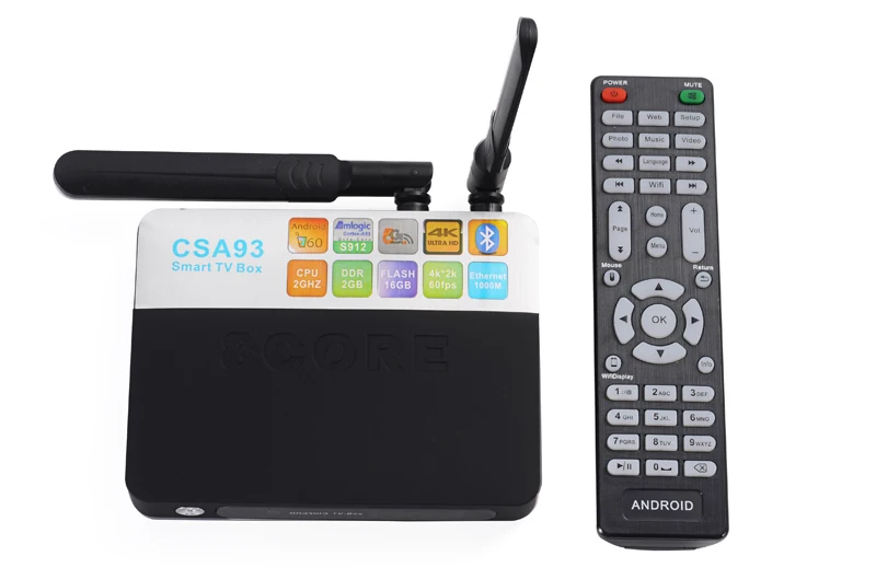 Оригинальная Мини ТВ-приставка CSA93 Amlogic S912, ОС Android 6,0 2,4 ГГц/5,8 ГГц Wifi Bluetooth 4,0 Ethernet 100 м/1000 м поддержка 4k ТВ-приставка