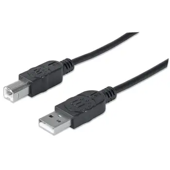 

Cable USB 2.0 A male B male 1.8m Black