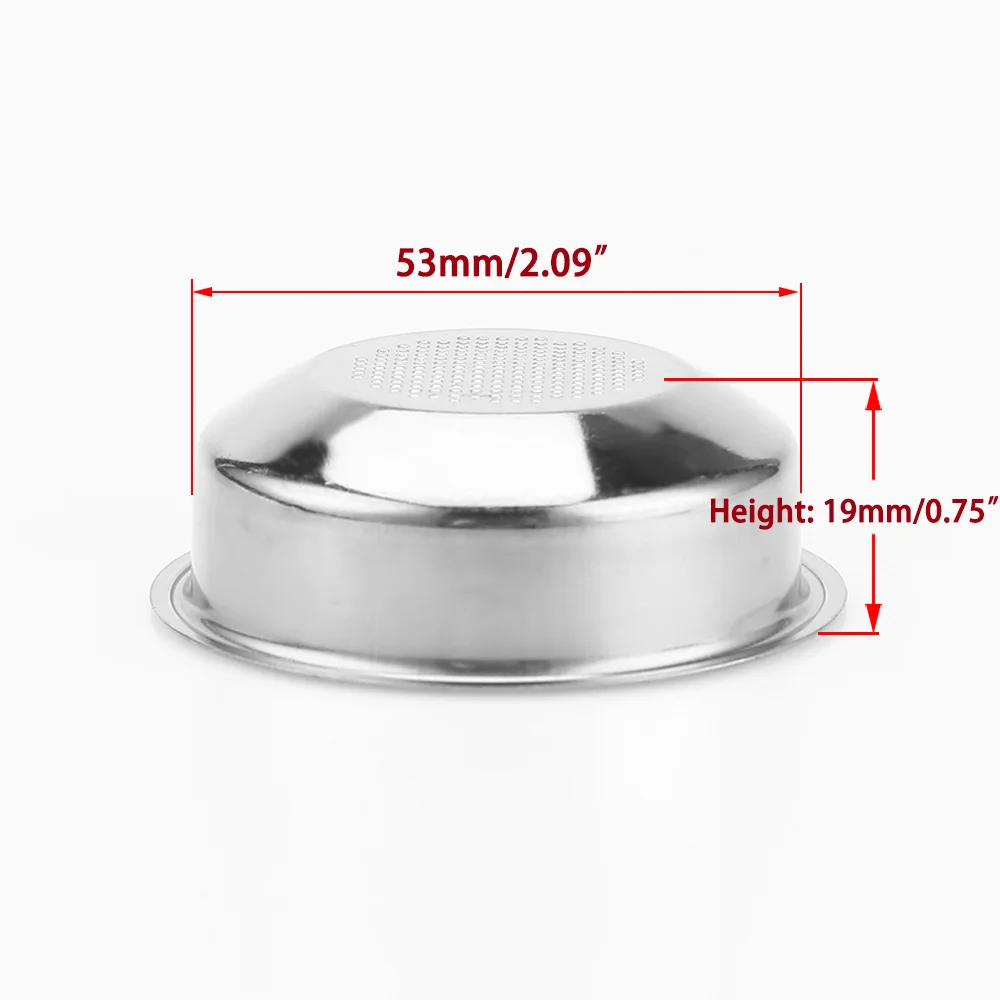 51mm Single-Cup Non-Pressure Coffee Machine Filter Basket for Household Coffee Maker Kitchen Accessories Parts coffee machine filter bowl