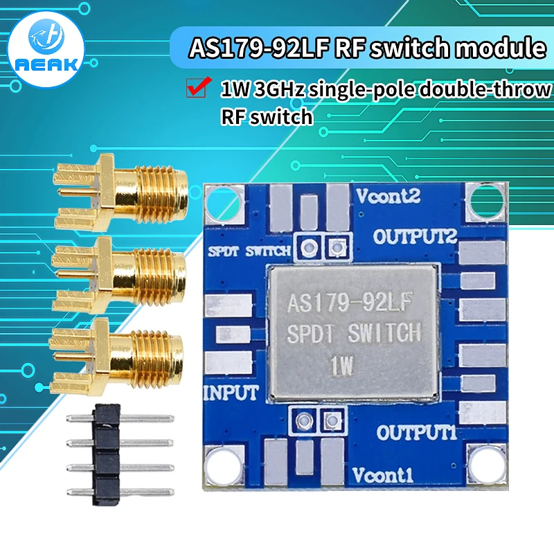 AS179-92LF RF SPDT переключатель 1 Вт Частота (300 кГц-3 ГГц) для усилителя Ham Radio AS179 |
