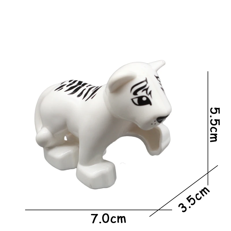 Big Size Building Blocks Animal Accessories Farm Figures Pig Rabbit Chicken Duck Dog Cat Bird horse Cow Sheep DIY Toys Gifts