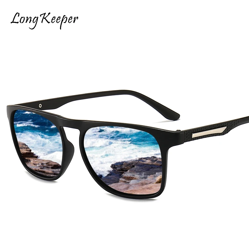 

2020 High Quality Polarized Sunglasses Men Driving Shades Male Vintage Square Sun Glasses For Men Retro Oculos Eyeglasses UV400