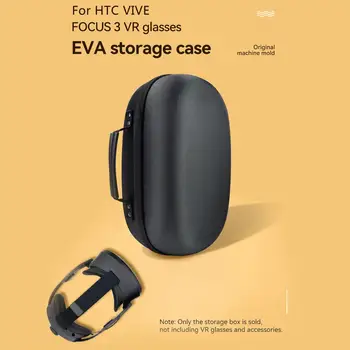 Dla HTC VIVE FOCUS 3 Virtual Reality zestaw słuchawkowy wodoodporna twarda przenośna pokrywa skrzynki Case #8211 Travel ochronny podręczny schowek-organizer tanie i dobre opinie Rondaful Przenośna torba CN (pochodzenie) 750g Storage Bag This carrying bag is designed for HTC Vive Focus 3 VR headset