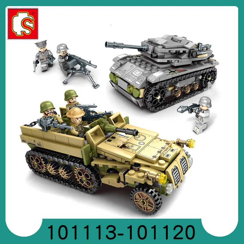 Sembo серии войны танк бронированный автомобиль строительный блок игрушки для детей улучшить Hands-on способность головоломка релиз стресс игры 8 в 2