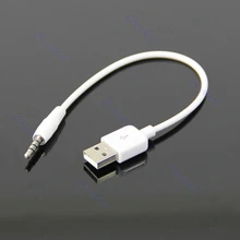 USB 3,5 мм кабель для синхронизации данных кабель для зарядки с адаптером для Apple iPod Shuffle 2nd