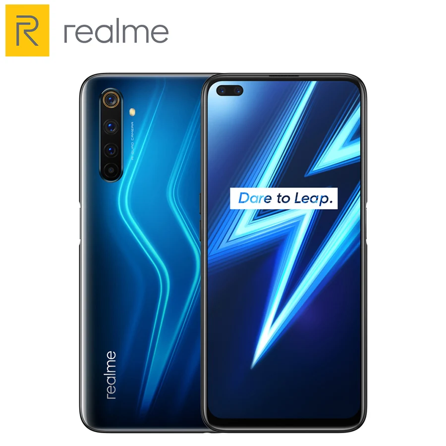 Realme 6 Pro 6Pro 8 Гб ОЗУ 128 ПЗУ Snapdragon 720G 30 Вт экран для быстрой зарядки 90 Гц аккумулятор