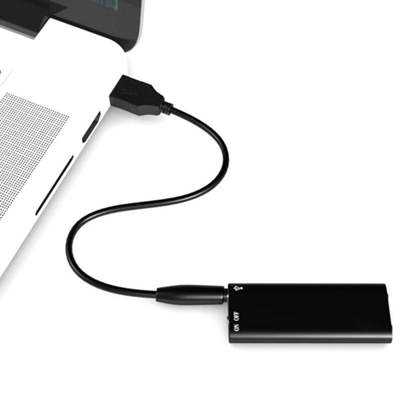 Профессиональный диктофон цифровой аудио мини диктофон с MP3-плеером USB флэш-накопитель запись музыки(16 Гб