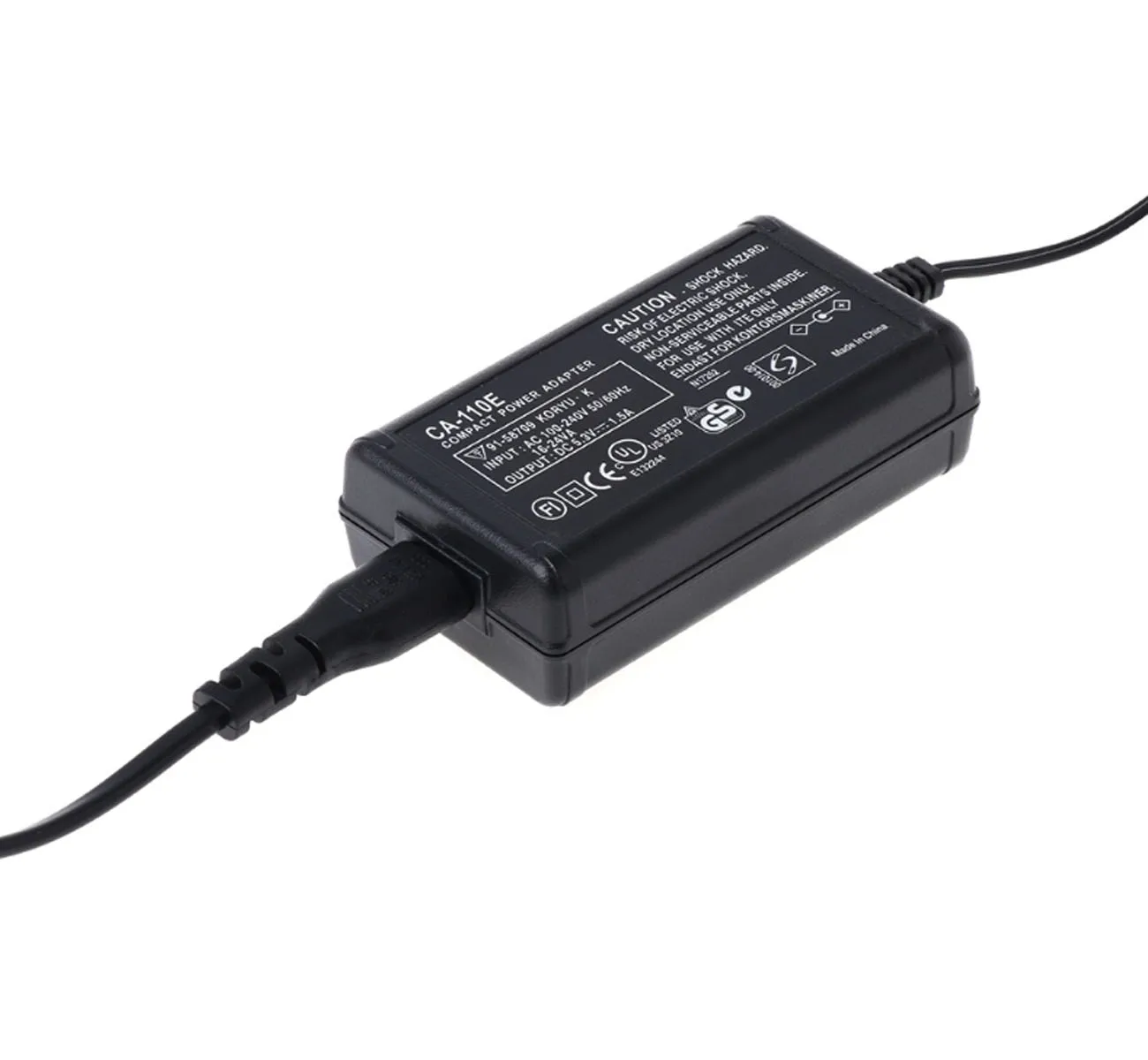 Compact Power Adapter for Canon LEGRIA HF R205 R206 R306 R406 R506