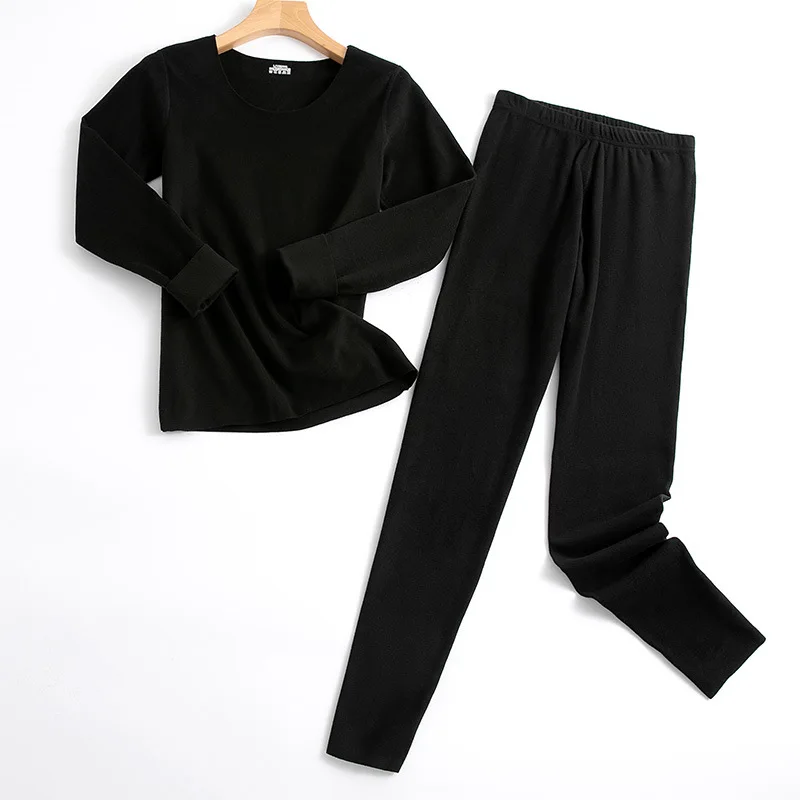 Thin Velvet Winter Thermal Underwear Women Long Johns Set Seamless Warm Female Second Skin O-Neck Bodycon Thermal Clothing
