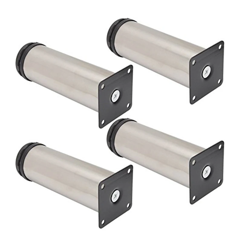 4 x Furniture Adjustable Cabinet Sleeping Sofa Leg Feet Adjustable (20cm)