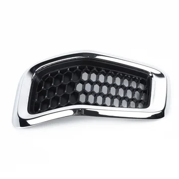 

Inserts Grille trim Gloss Plastic Replacement Ring Grill Frame 7pcs Black