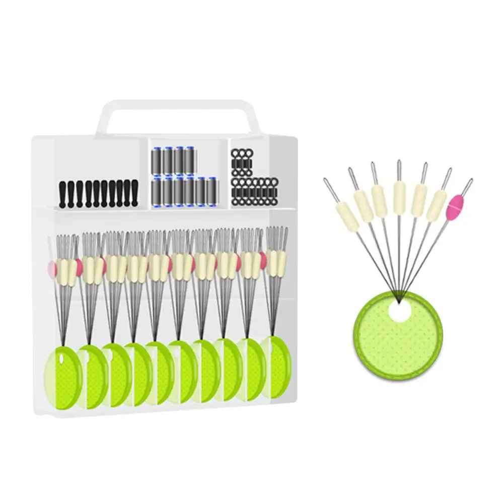 

Oval Fishing Space Bean Bobbers Stoppers Soft Silicone Float Stop Tackle Set