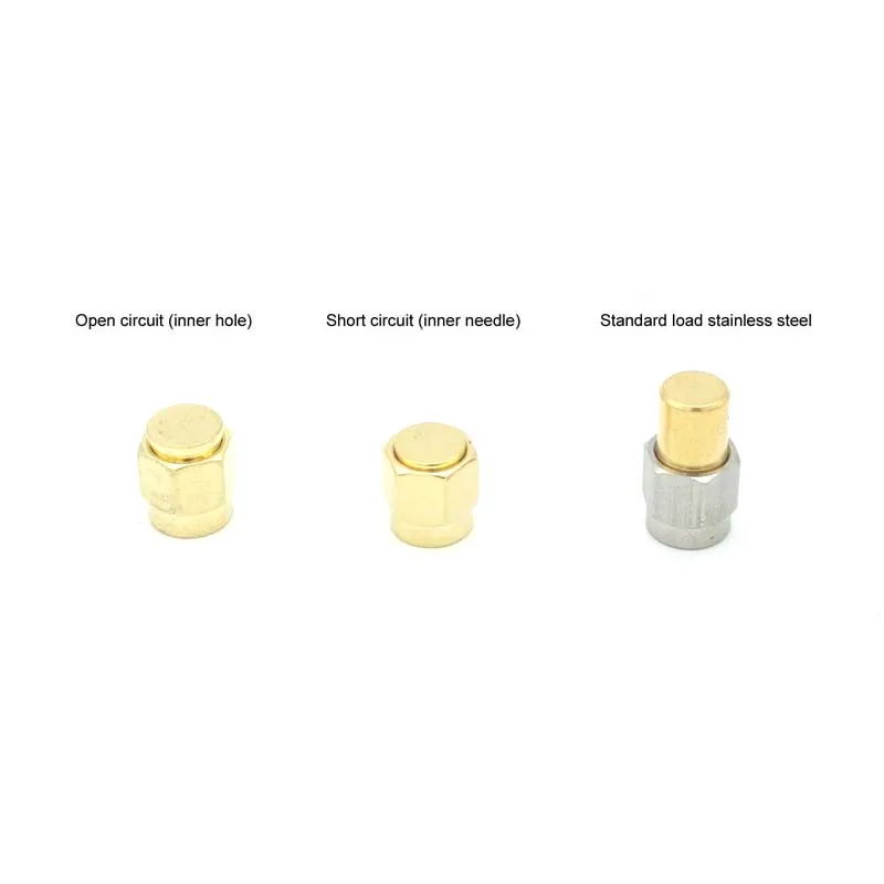 3pcs kit DC-6GHz 50Ω Ом короткого замыкания открытый нановна калибровки SMA нагрузочный терминал для Ham NanoVNA-H NanoVNA-F - Цвет: 3pcs kit