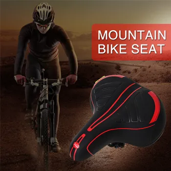 

Saddle Seat Comfortable Wide Big Bum Bike Bicycle Gel Cruiser Extra Sporty Soft Pad Saddle Seat Suitable For Any Type Of Bike 42