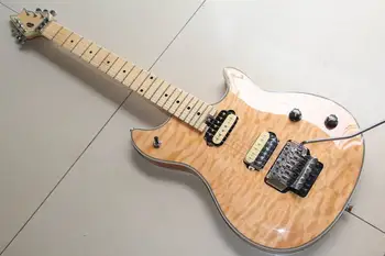 

Free Shipping Evhelectric Guitar wolfgang Model In Natural Wooden Burst 120715