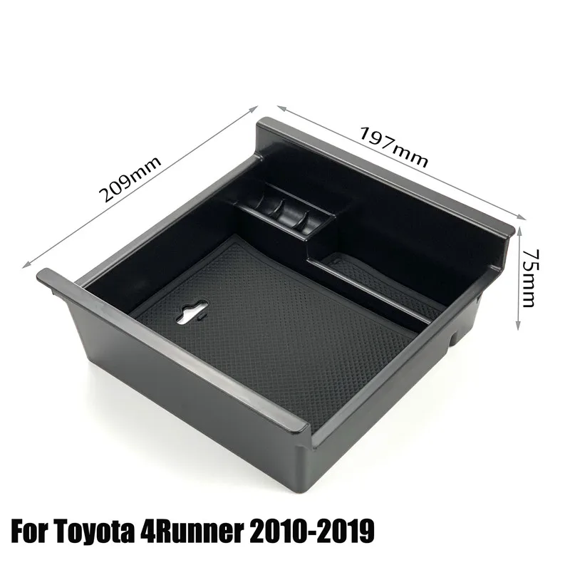 Для Toyota 4runner 2010- автомобильные аксессуары подлокотник ящик для хранения центральной консоли перчатки Лоток авто-Стайлинг - Название цвета: For 4Runner 2010-19