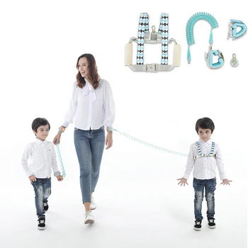

OLOEY Toddler Anti Lost Link With Illuminated Strap Toddler Leash Safety Harness Baby Strap Wristband Children Walking Hand Belt