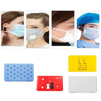 

Mask Storage Box Storage Bag Mask Artifact Portable Oronasal Mask Temporary Storage Folder Double Clasp Design