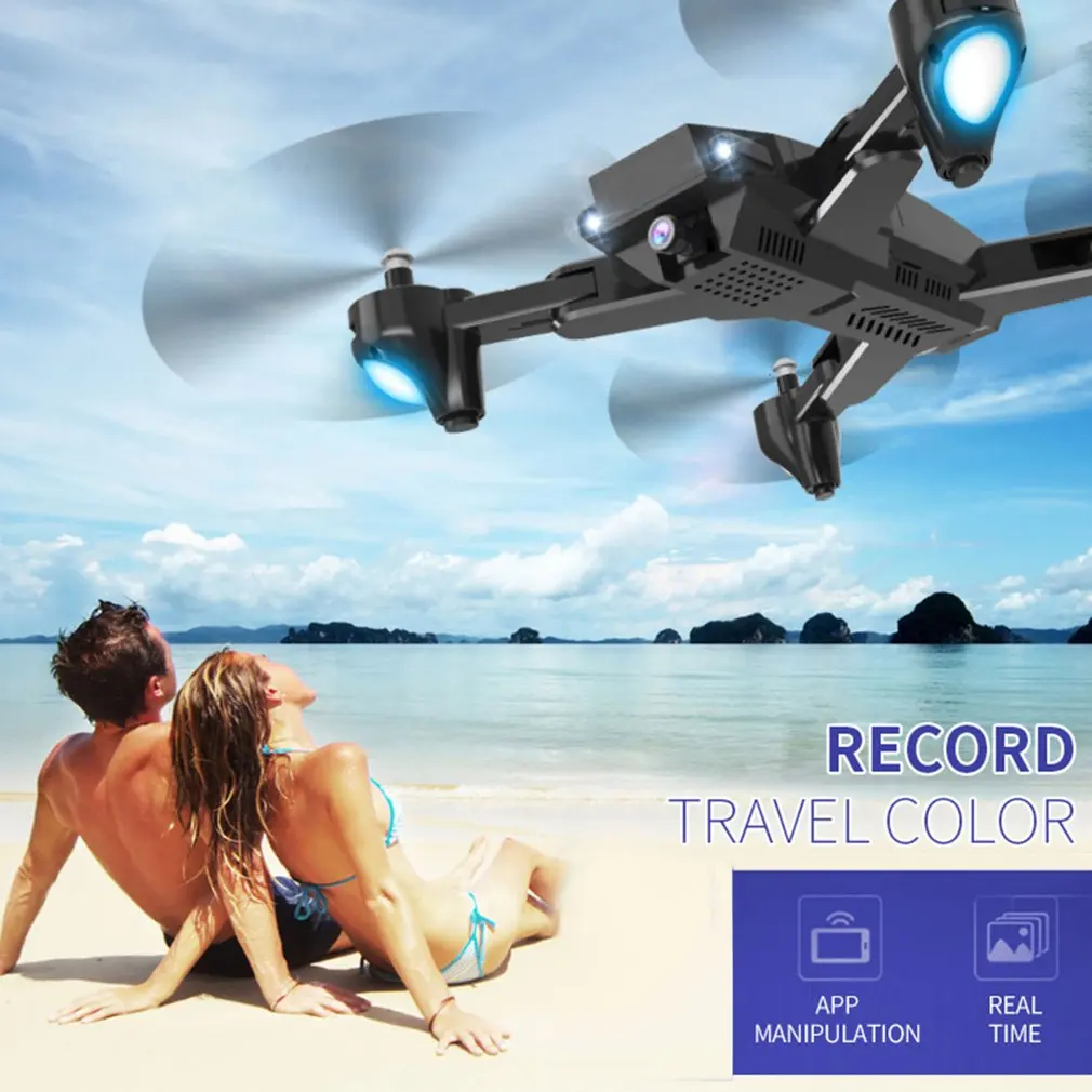 H13 Foldable Drone with HD Camera Four-Axis Folding Aerial Drone 30W Wide Angle WiFi FPV Optical Flow RC Drone Helicopter