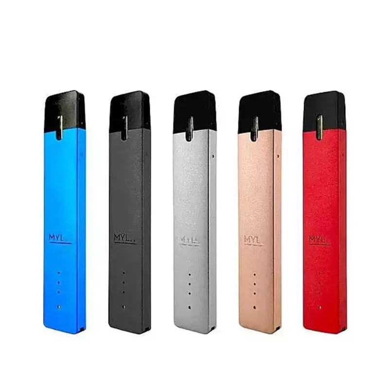 10 шт./лот Myles pod Vape Pen 250 мАч встроенный аккумулятор устройство с 4 шт. закрывающей