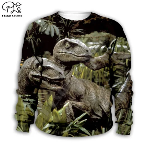 Детская одежда для маленьких девочек, мальчик, сын, принт динозавра Юрского периода, 3D толстовки с капюшоном, толстовка на молнии, футболка, пуловер для малышей, штаны K11 - Цвет: Kids sweatshirts