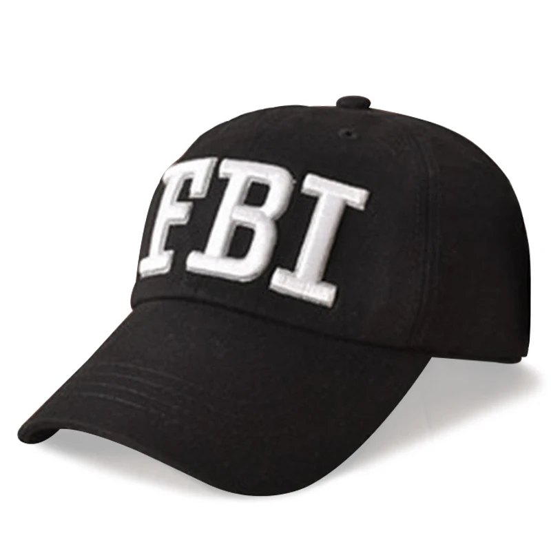 High Quality Letter Baseball Cap Fbi 