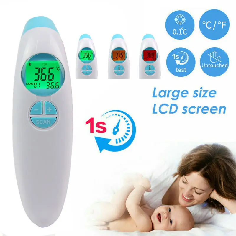 

Digital Non-contact Infrared Thermometer Forehead Body Temperature For Kid Adult Forehead Gun
