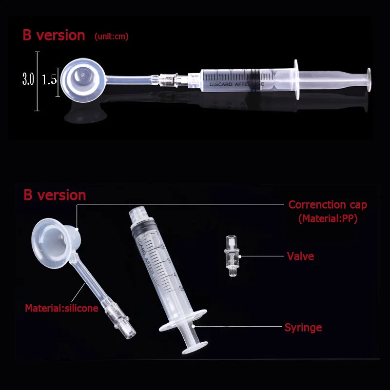 Nipple Aspirator Puller Shaper Feeding Sucking for Flat Inverted Nipples Niplette Attractor Treatment Redress Correction