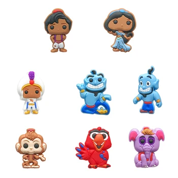 

50pcs Classic Cartoon Elves Shoe Charms Shoe Accessories for Kids Buckles Fit Bracelets Croc Charms JIBZ Shoe Decoration Gift