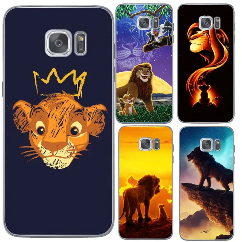 

Phone Case For Samsung S6 S7 Edge S8 S9 Plus S10 Lite S10 Plus Note 9 Lion King 2019 Nala simba timon Hakuna Matata Pumba Cover