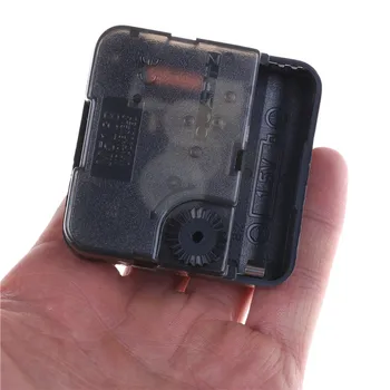 

1PCS Black 15mm Long Thread Quiet Mute Quartz Clock Movement Mechanism DIY Repair Tool Part