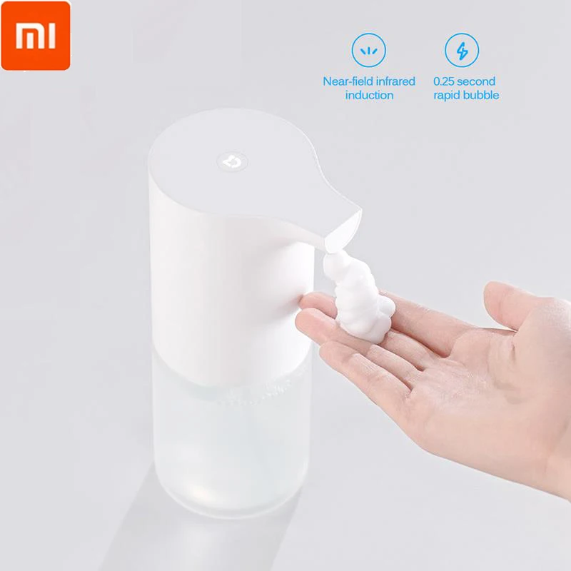 

Original Xiaomi Mijia Automatic Foaming Hand Washer Soap 0.25s Infrared Sensor Xiaomi Smart Home Wash Hands Cleanermini